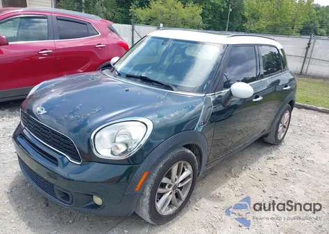 2013 Mini Countryman Cooper S z USA, uszkodzony, nr VIN WMWZC3C52DWP20729